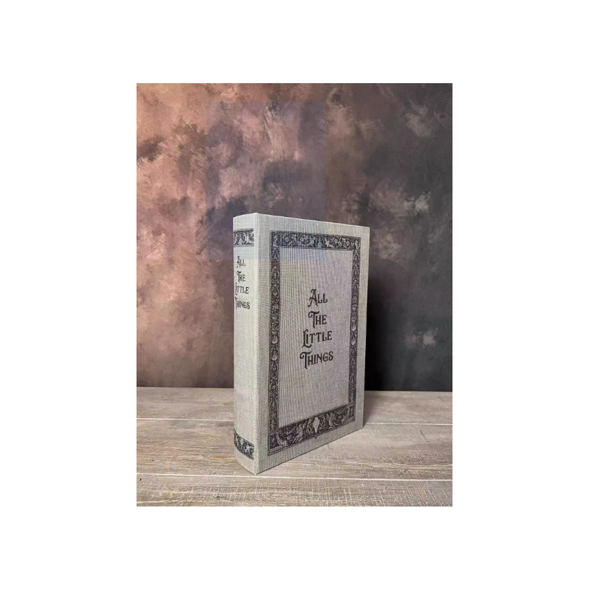 Linen Imitation Book Remote Control Organiser