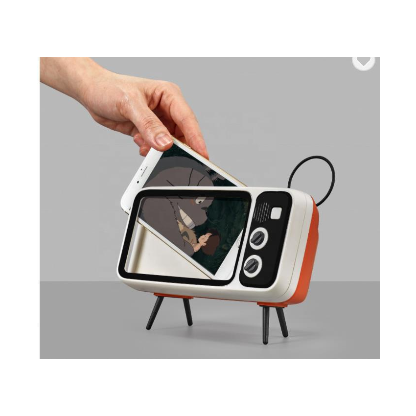 Retro TV Speaker Phone Stand