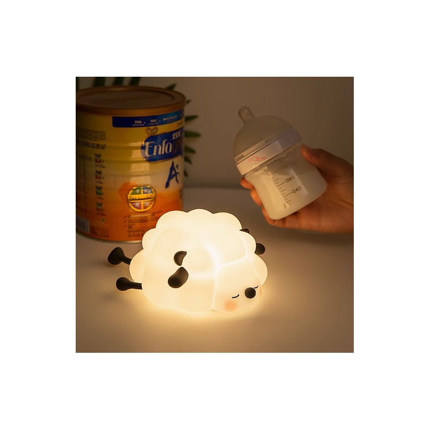 Sheep clapping sensor silicone lamp