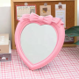 Bow Heart Decorative Mirror Tabletop Wall Mounted Dual Purpose